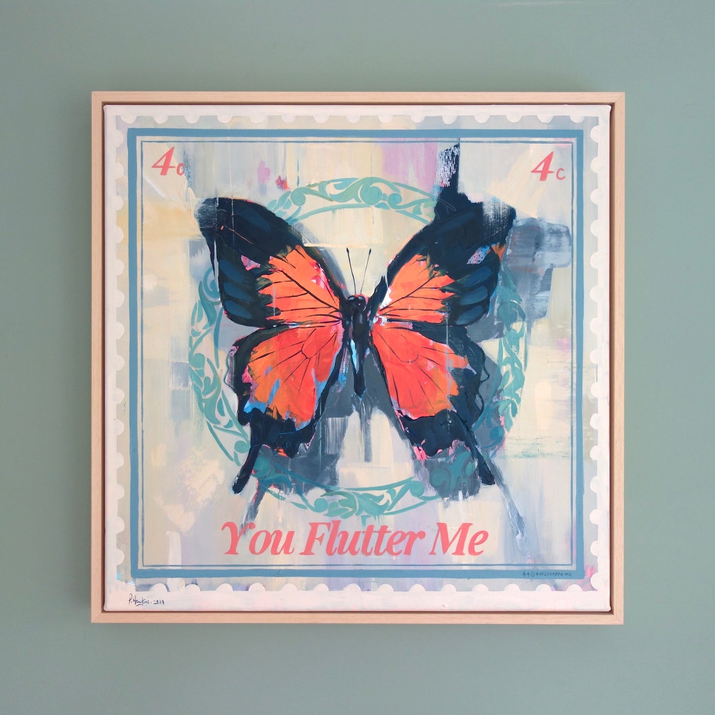 You flutter me