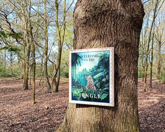 Welcome To The Jungle - 80 x 70 cm - Oil on canvas - £1550