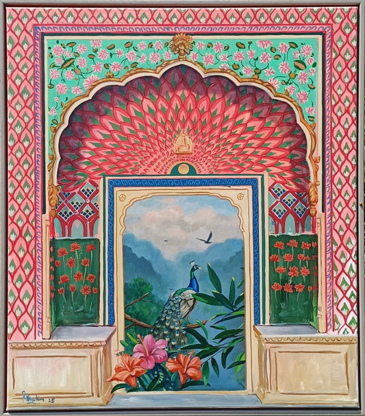 Peacock - 80 x 70 cm - £2500