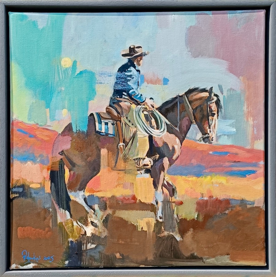 At Sunset - 40 x 40 cm - £1200