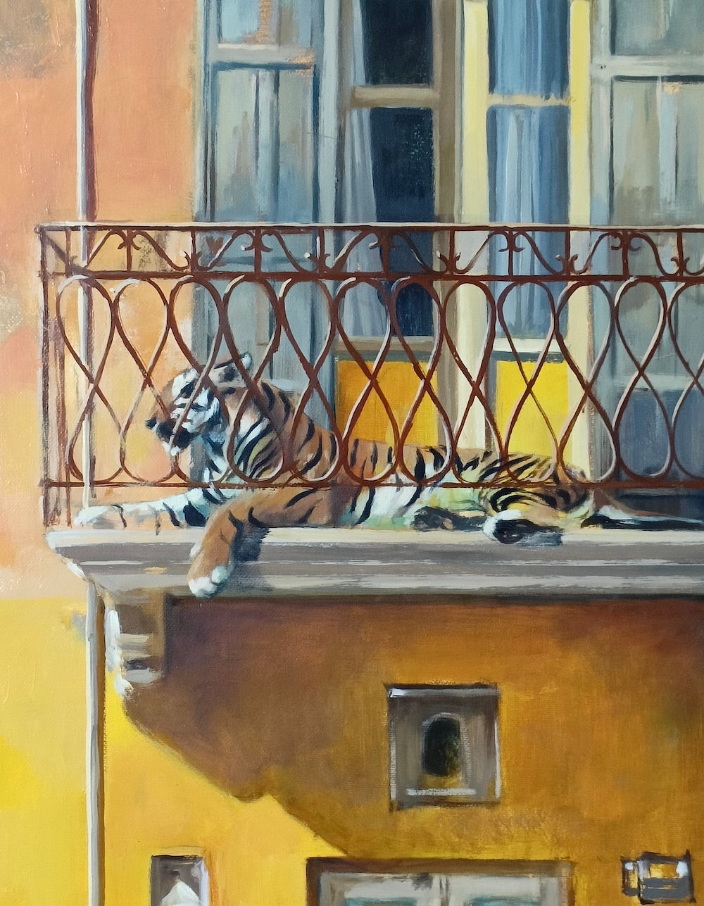 The Date - 80 x 70 cm - Oil On Canvas - £2800