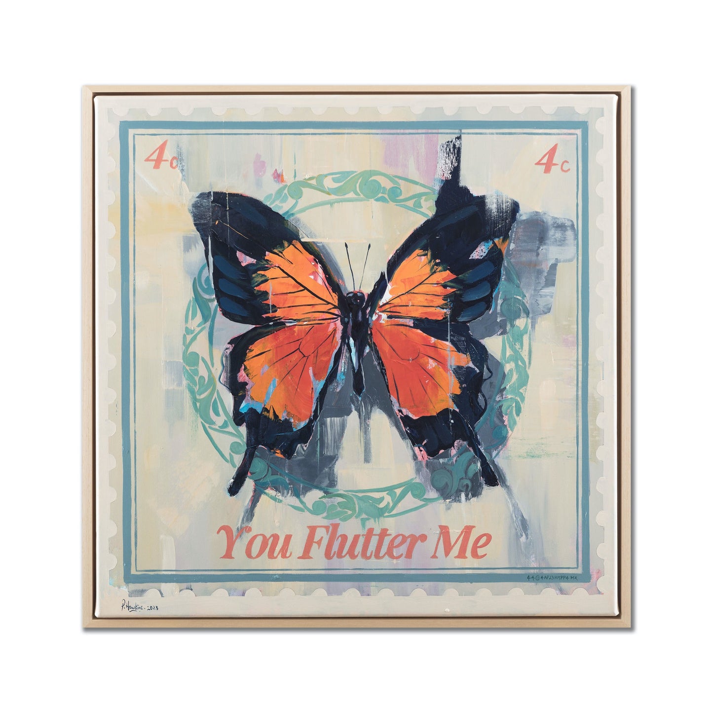 You flutter me