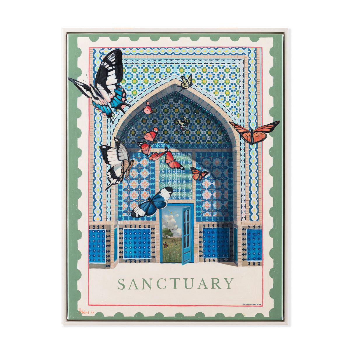 Sanctuary - 80 x 60 cm - Oil On Canvas (Framed)