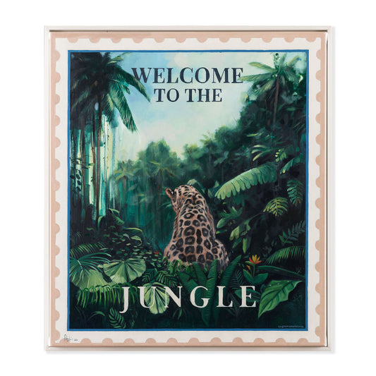 Welcome To The Jungle - 80 x 70 cm - Oil on canvas