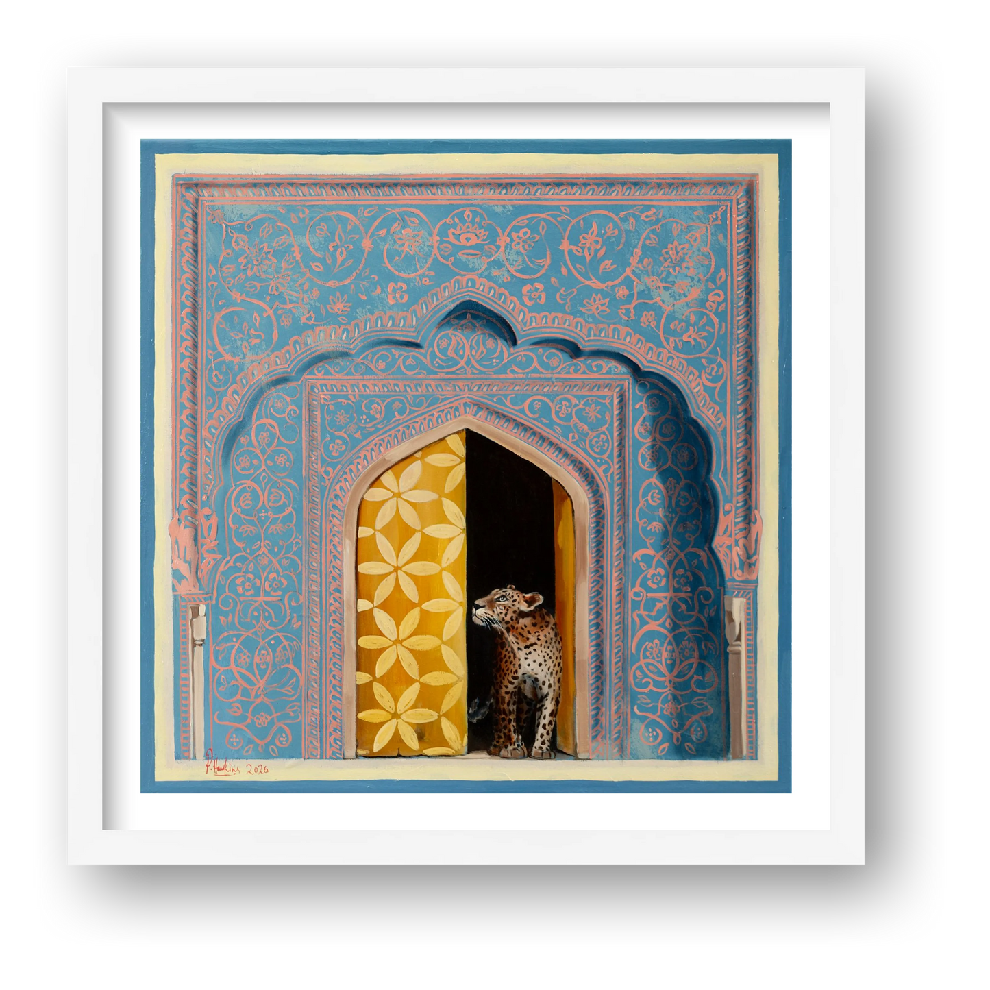 Behind Closed Doors - Print — framed