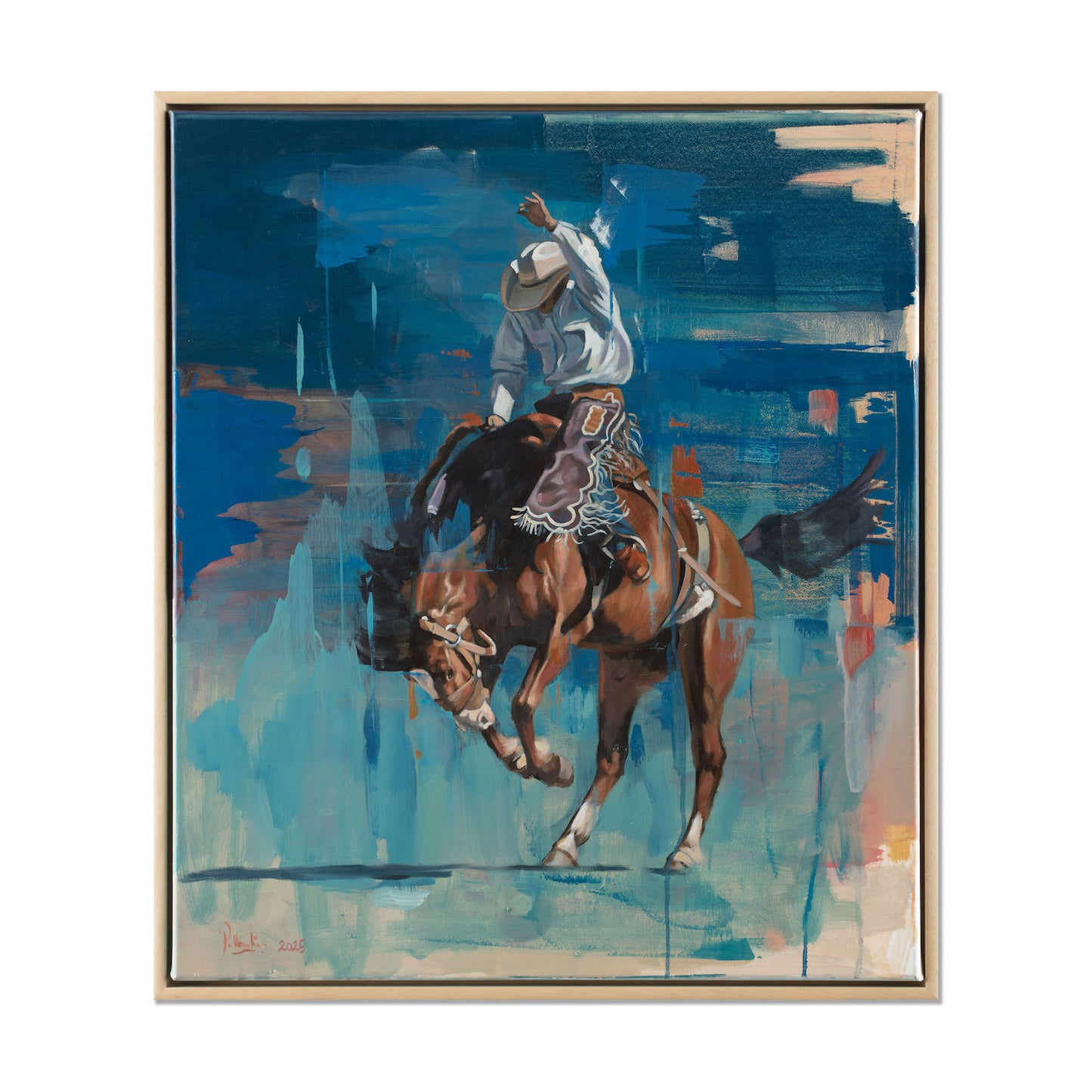 Bronc Ride - 70 x 60 cm - £2250