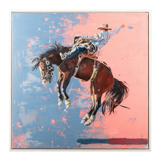 Bronc Rein - 80 x 80 cm