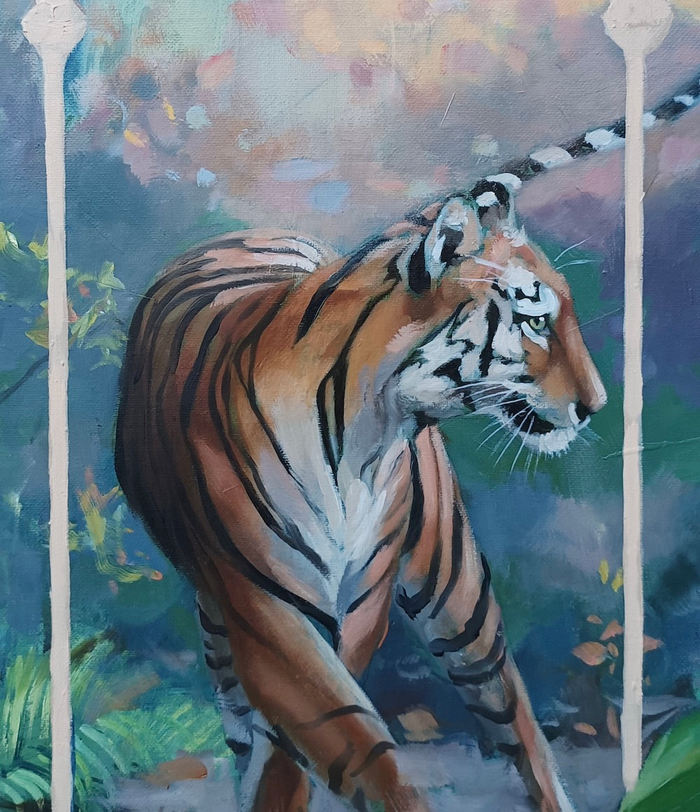 Elysium - Oil On Canvas - 60 x 60 cm - £2300