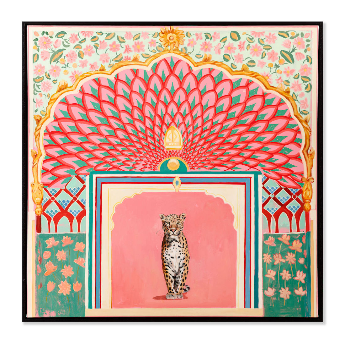 Gatekeepers, The Hidden Palace - 100 x 100 cm - £3500