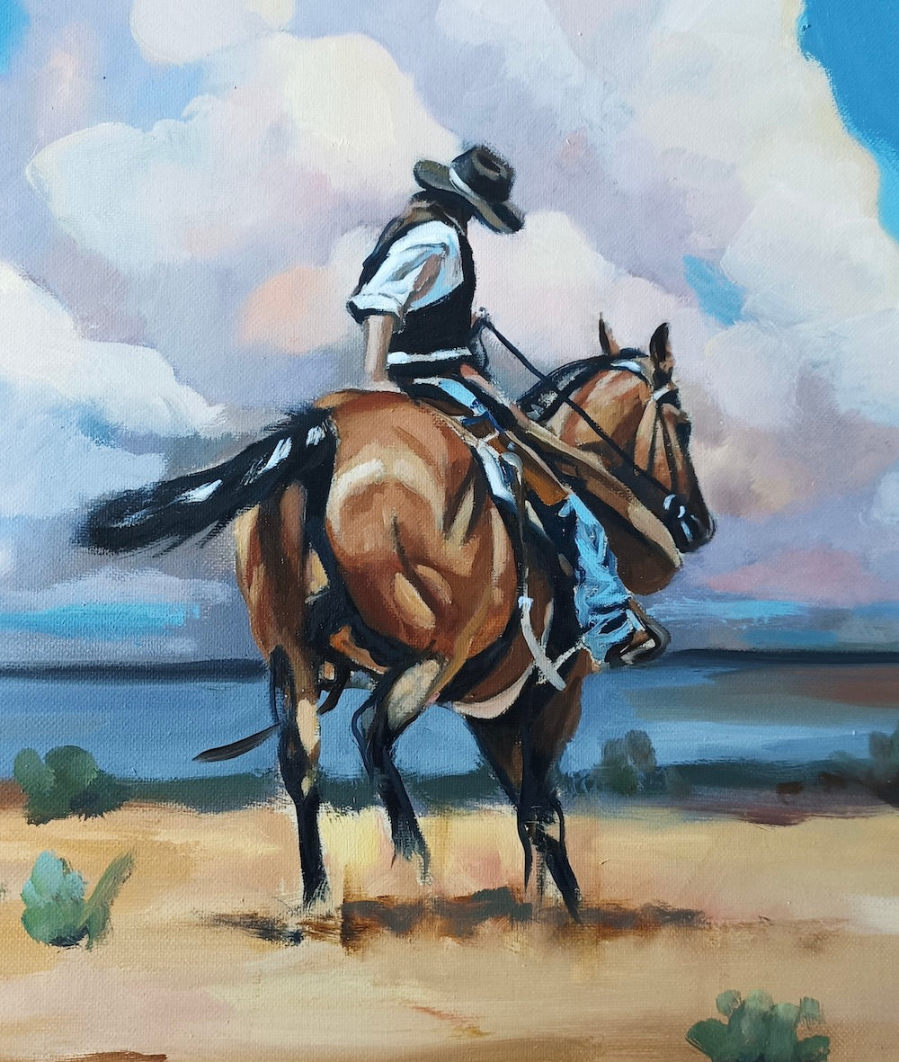 Cowgirl - 60 x 50 cm - £1800