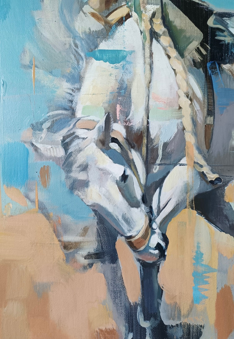 On the Edge - 60 x 50 cm - £1800