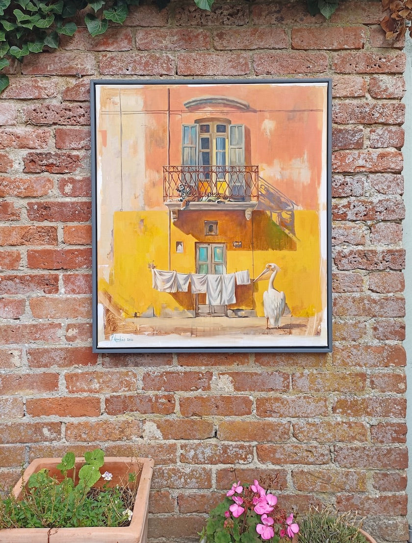 The Date - 80 x 70 cm - Oil On Canvas - £2800
