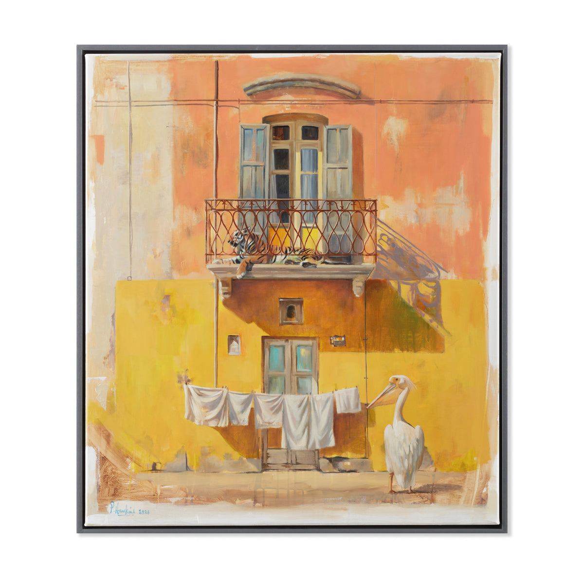 The Date - 80 x 70 cm - Oil On Canvas - £2800