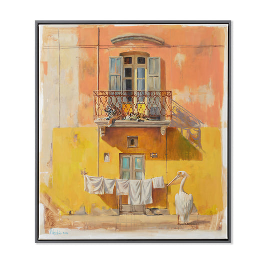 The Date - 80 x 70 cm - Oil On Canvas - £2800