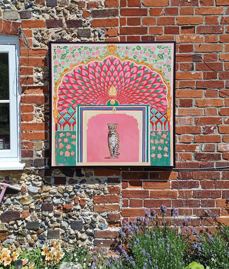 Gatekeepers, The Hidden Palace - 100 x 100 cm - £3200