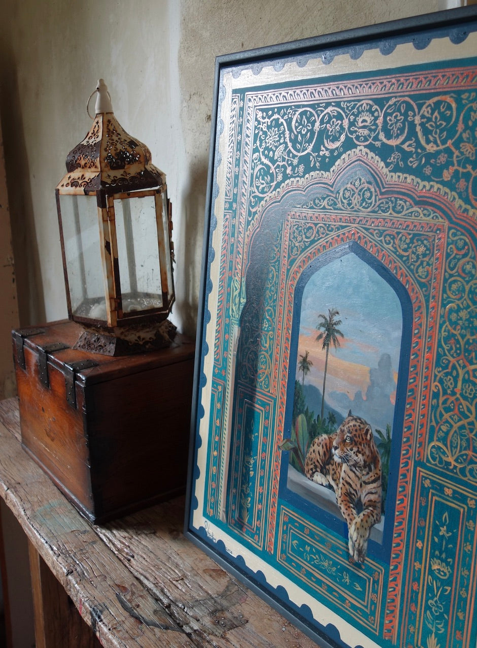 Decorative painting in situ. Pete Hawkins